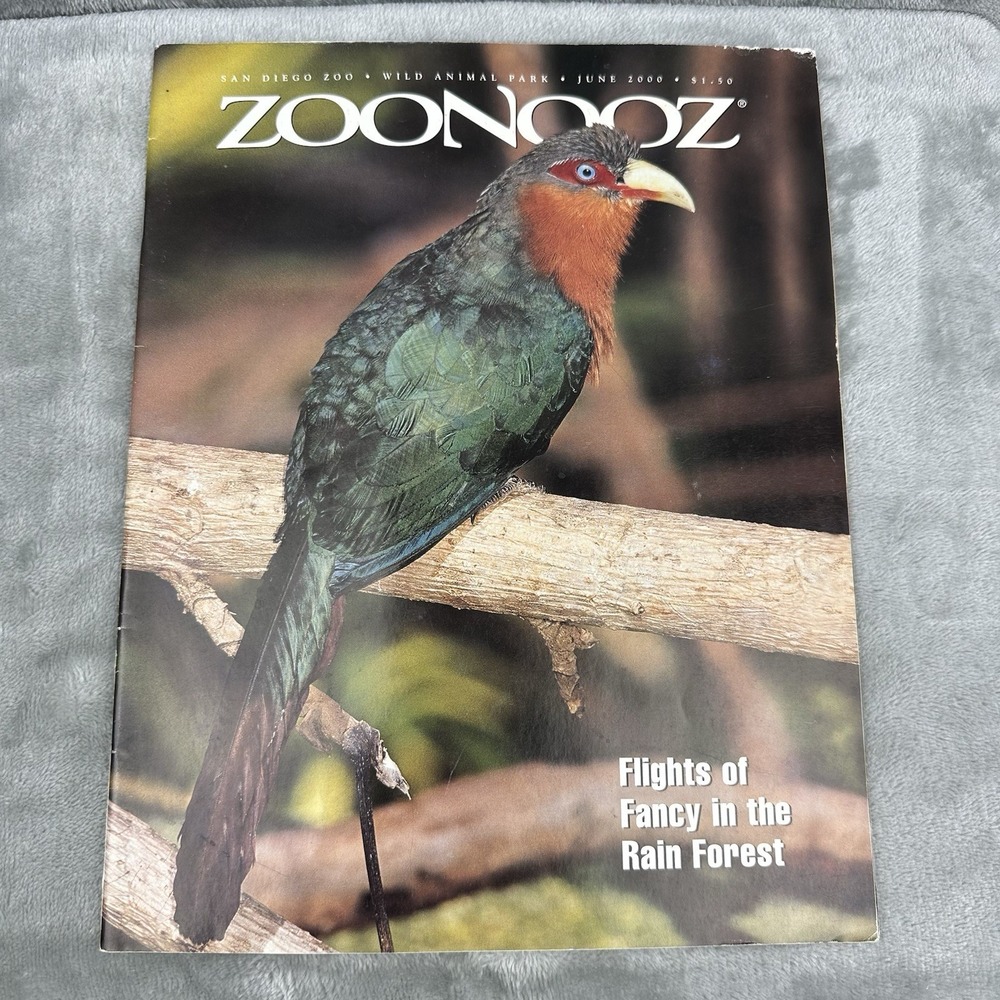 ZooNooz San Diego Zoo / Wild Animal Park Magazine June 2000